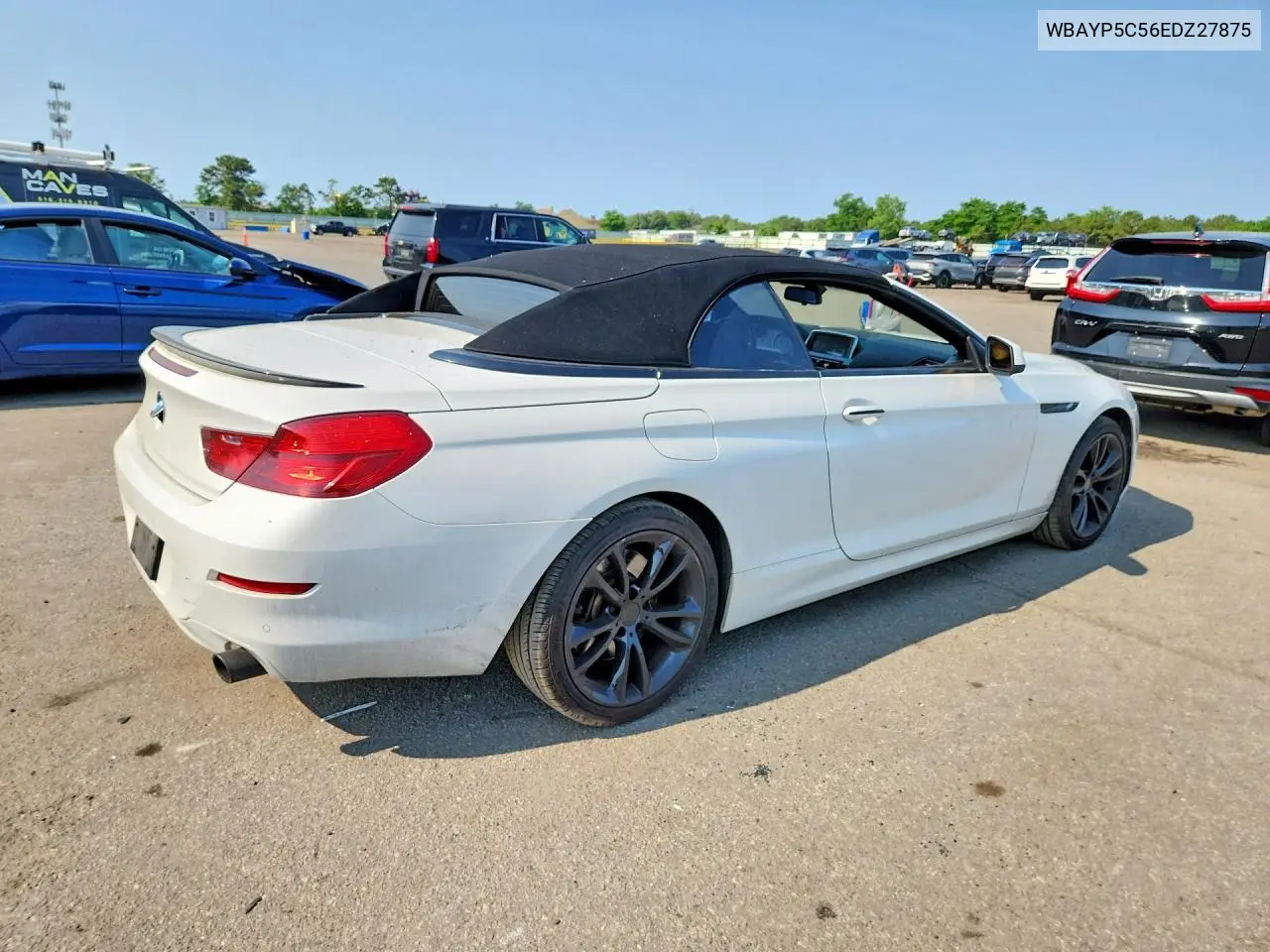 2014 BMW 640 Xi VIN: WBAYP5C56EDZ27875 Lot: 58796236