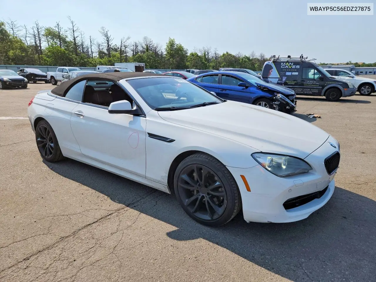 2014 BMW 640 Xi VIN: WBAYP5C56EDZ27875 Lot: 58796236