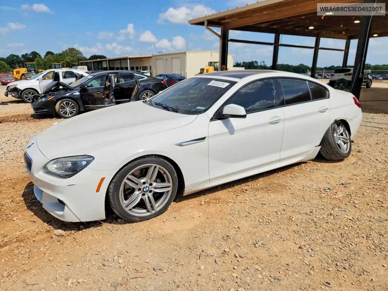 2014 BMW 640 Xi Gran Coupe VIN: WBA6B8C53ED452807 Lot: 58833226