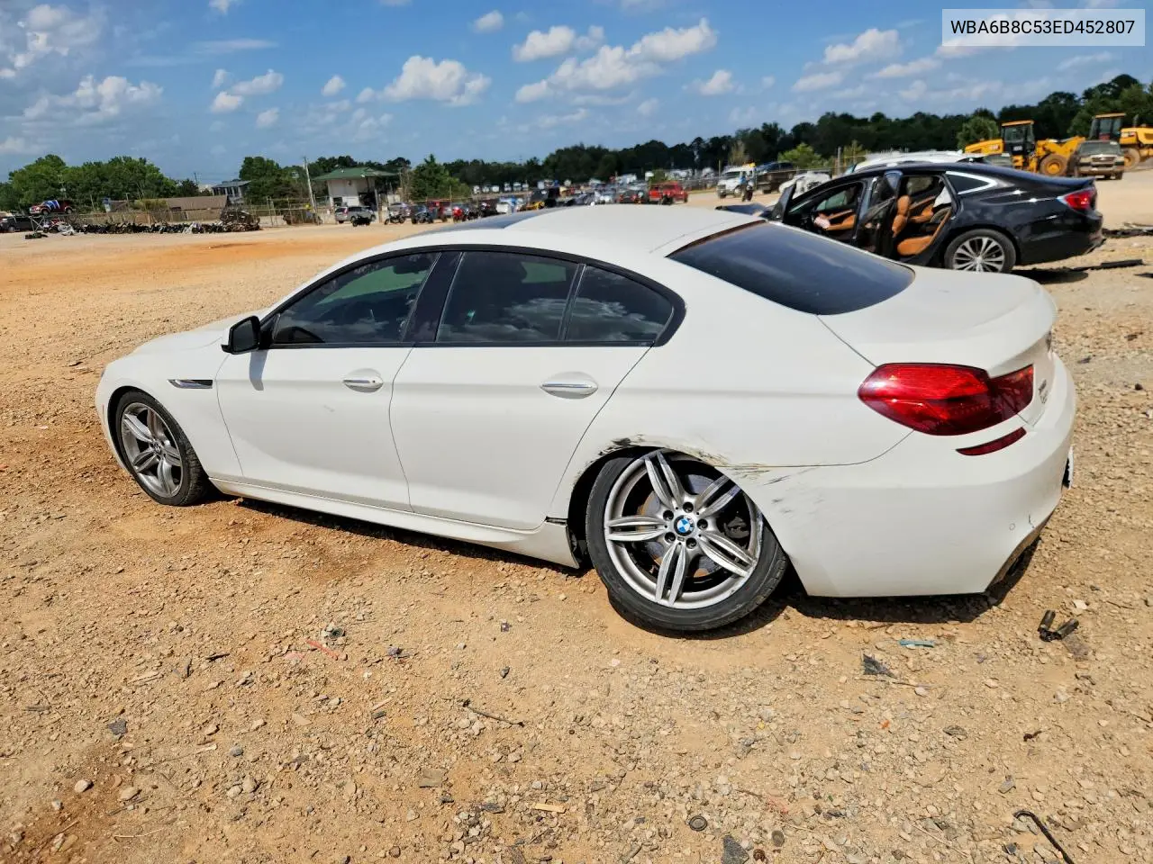 2014 BMW 640 Xi Gran Coupe VIN: WBA6B8C53ED452807 Lot: 58833226
