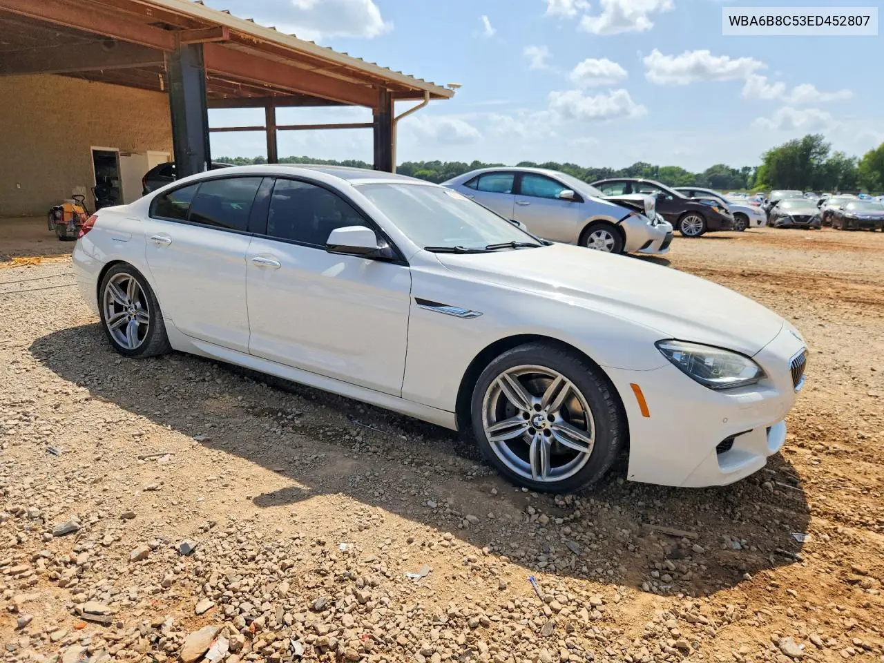2014 BMW 640 Xi Gran Coupe VIN: WBA6B8C53ED452807 Lot: 58833226
