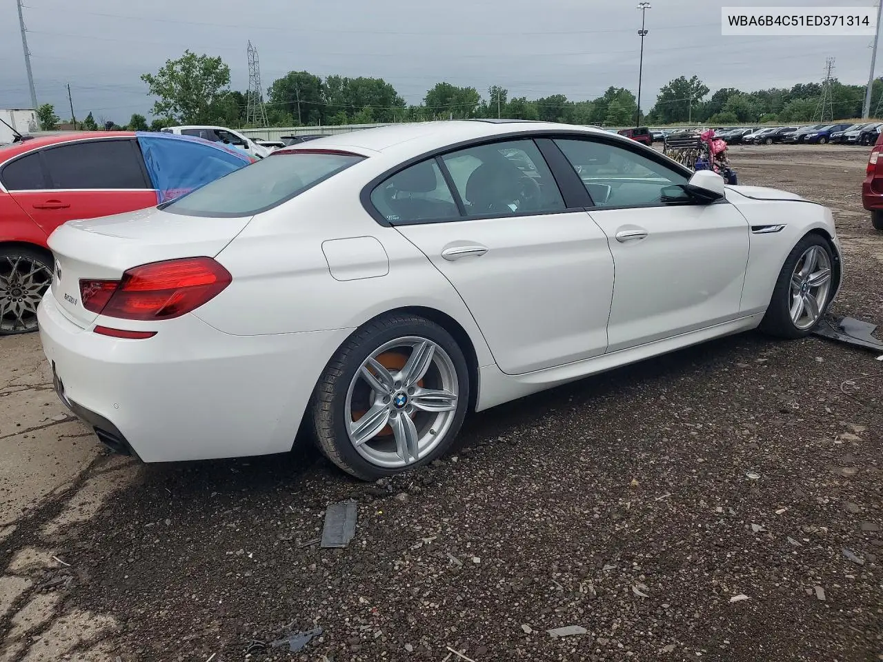 2014 BMW 650 Xi Gran Coupe VIN: WBA6B4C51ED371314 Lot: 59887076
