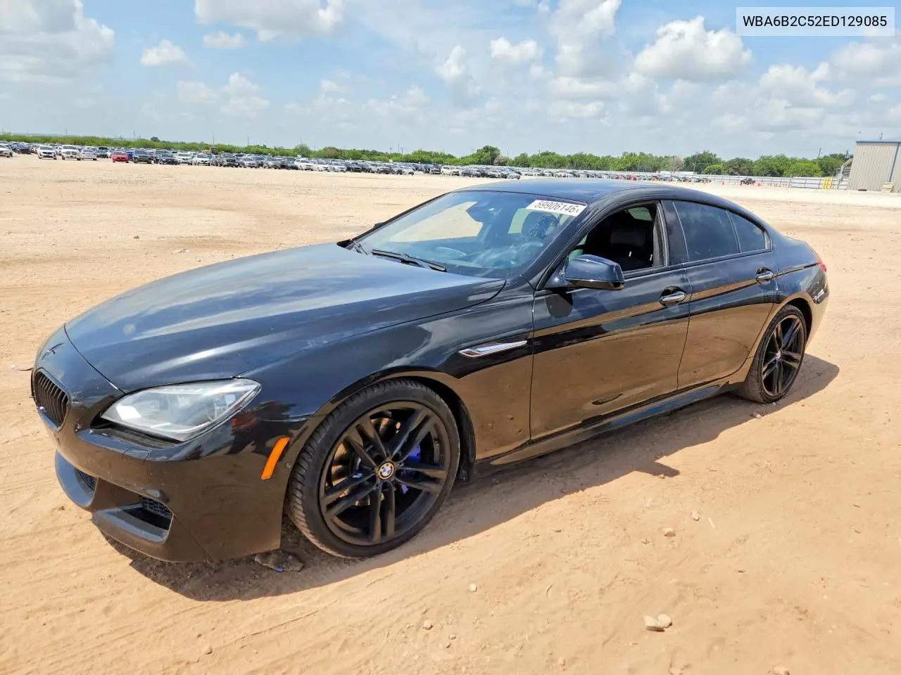 2014 BMW 650 I Gran Coupe VIN: WBA6B2C52ED129085 Lot: 59906146