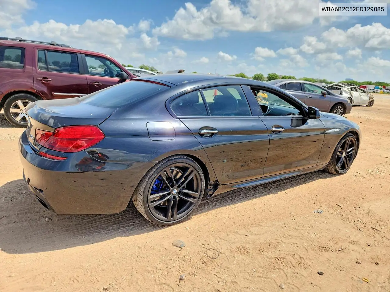 2014 BMW 650 I Gran Coupe VIN: WBA6B2C52ED129085 Lot: 59906146