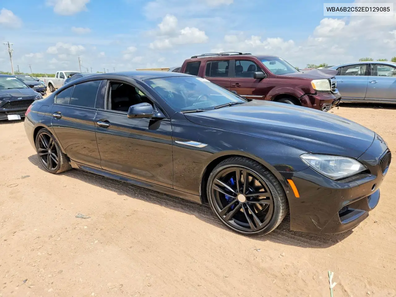 2014 BMW 650 I Gran Coupe VIN: WBA6B2C52ED129085 Lot: 59906146