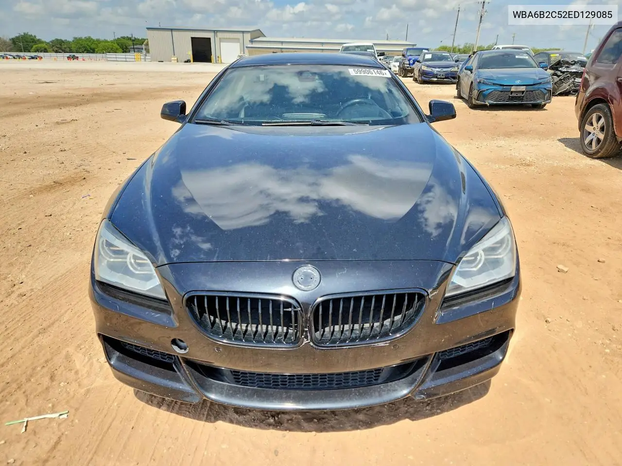 2014 BMW 650 I Gran Coupe VIN: WBA6B2C52ED129085 Lot: 59906146