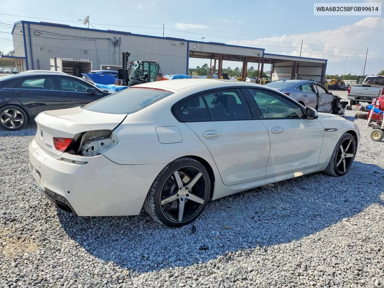 2015 BMW 650 I Gran Coupe VIN: WBA6B2C58FGB99614 Lot: 46126626