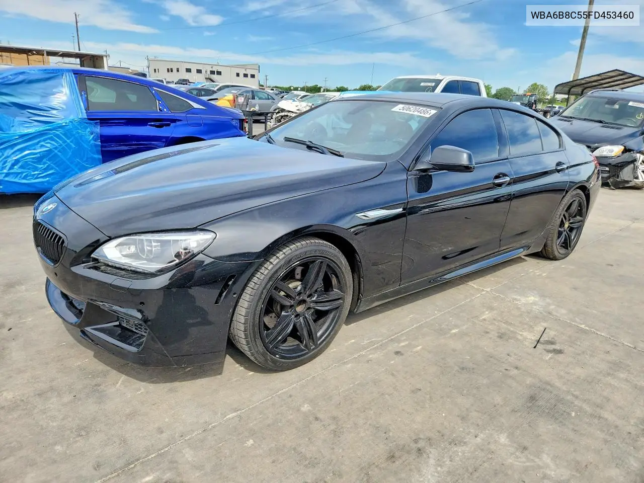 2015 BMW 640 Xi VIN: WBA6B8C55FD453460 Lot: 50620486