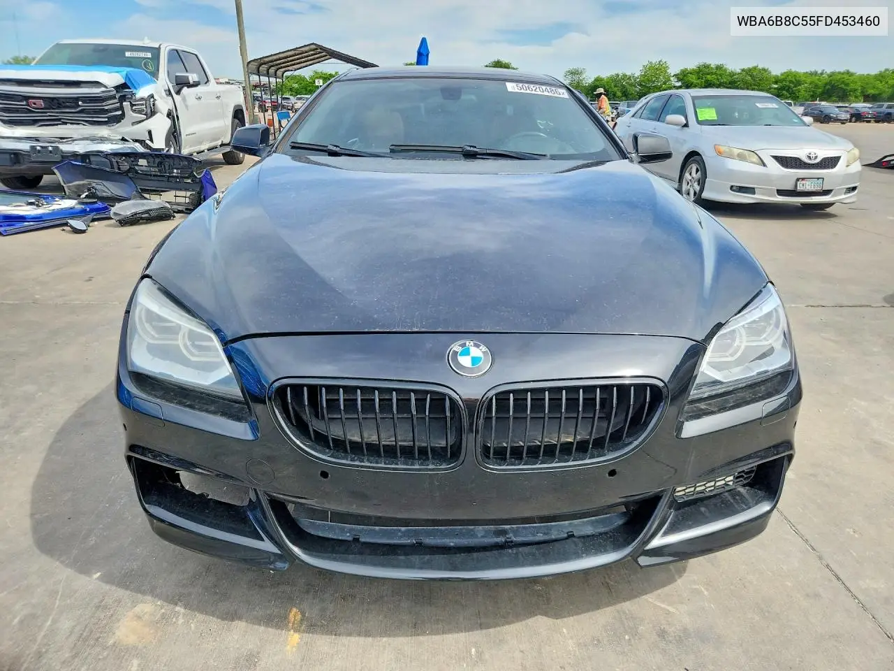 2015 BMW 640 Xi VIN: WBA6B8C55FD453460 Lot: 50620486