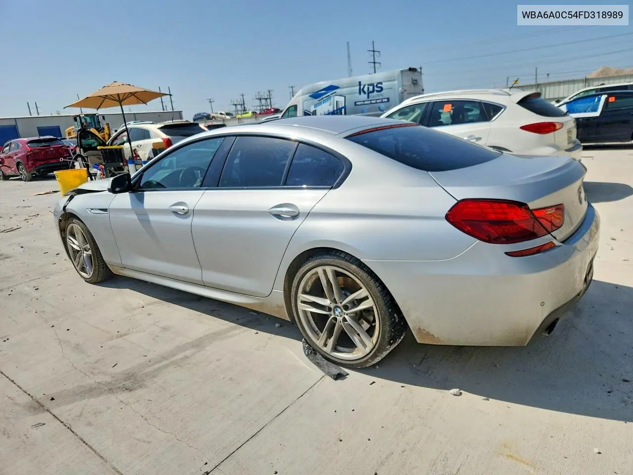 2015 BMW 640 I Gran Coupe VIN: WBA6A0C54FD318989 Lot: 51417466