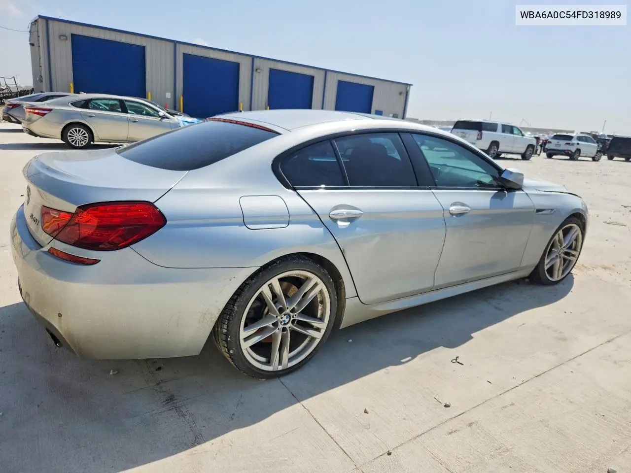 2015 BMW 640 I Gran Coupe VIN: WBA6A0C54FD318989 Lot: 51417466