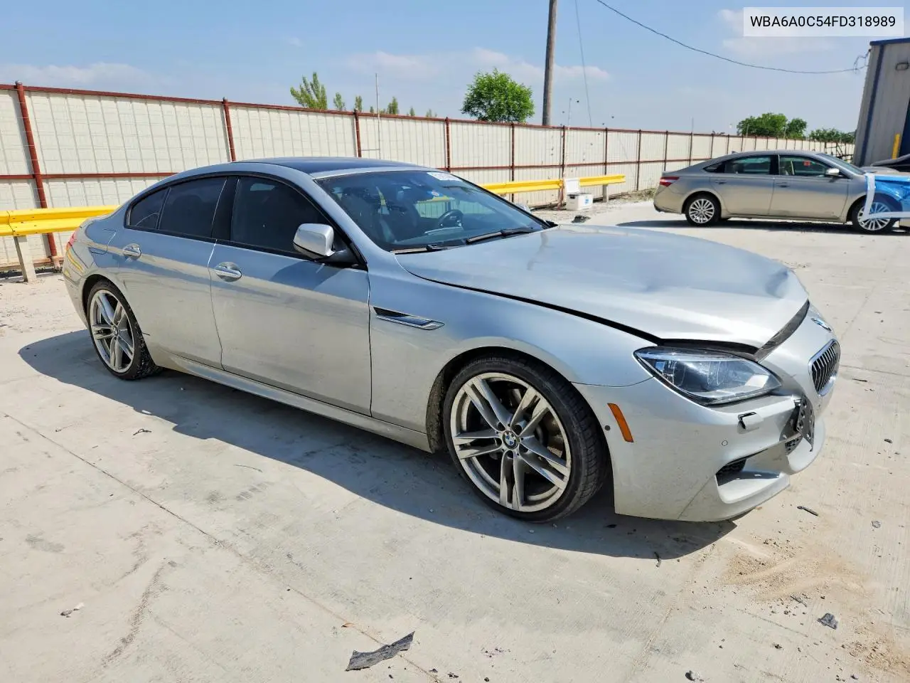 2015 BMW 640 I Gran Coupe VIN: WBA6A0C54FD318989 Lot: 51417466