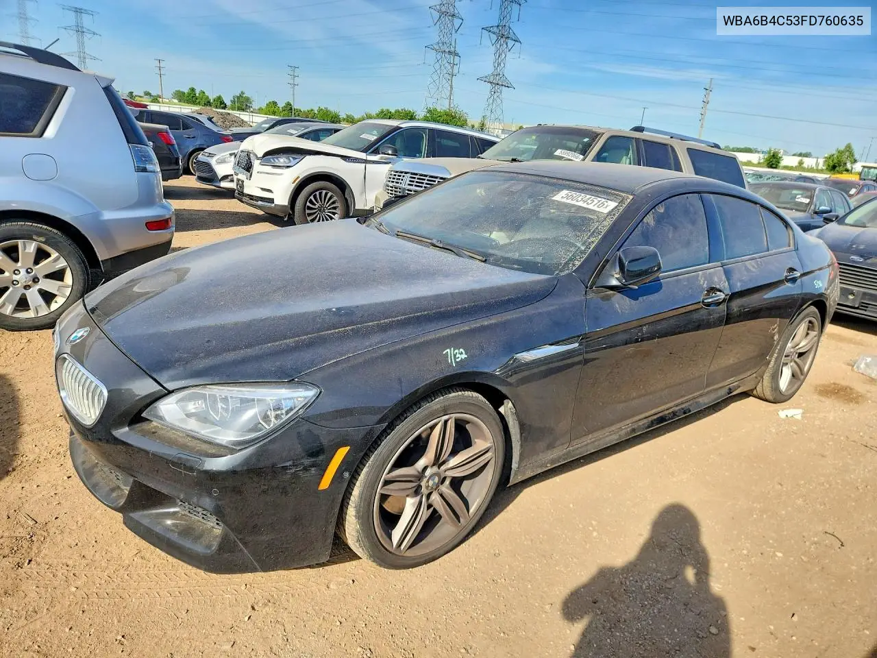 2015 BMW Alpina B6 VIN: WBA6B4C53FD760635 Lot: 56034516