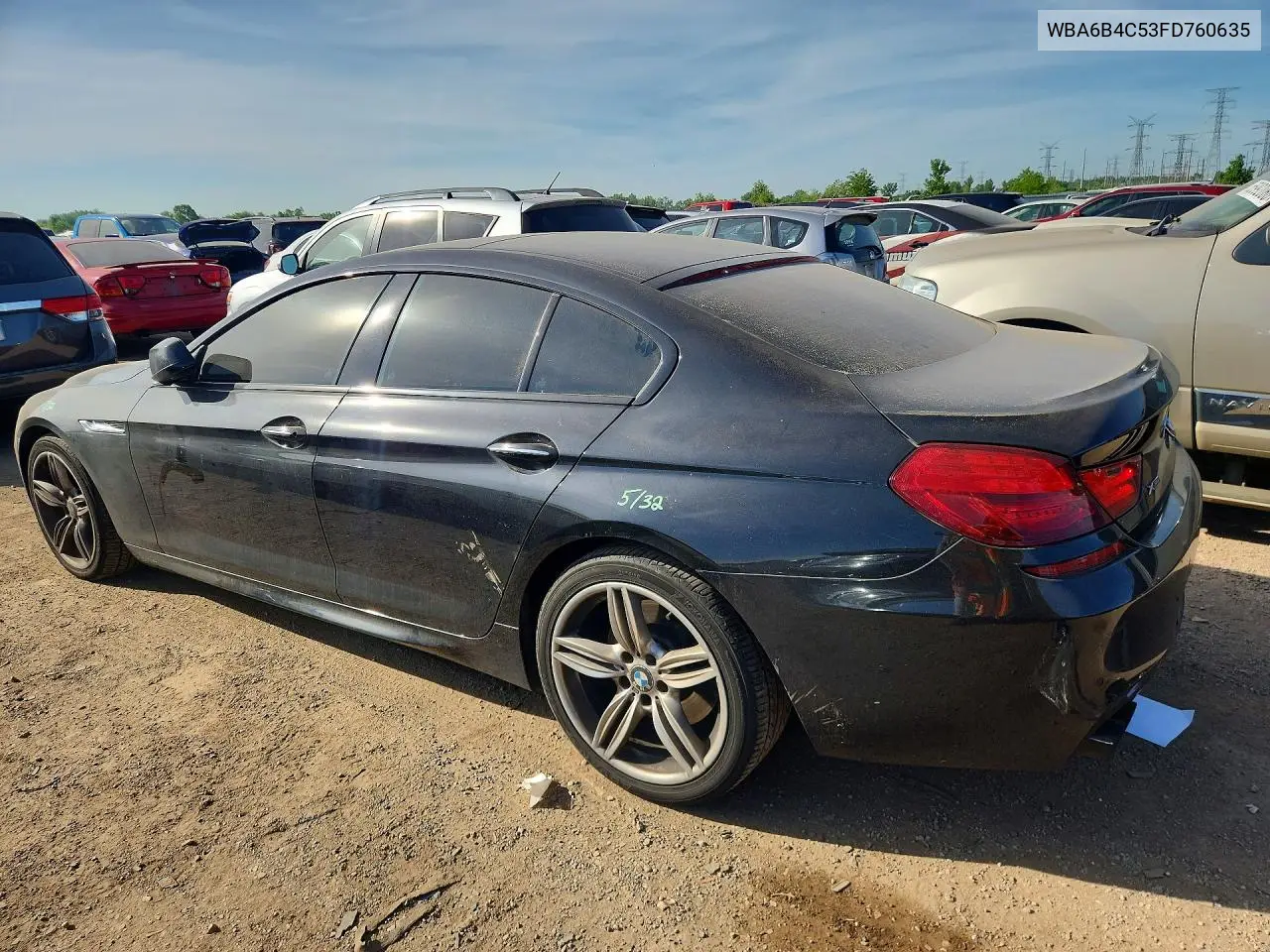 2015 BMW Alpina B6 VIN: WBA6B4C53FD760635 Lot: 56034516