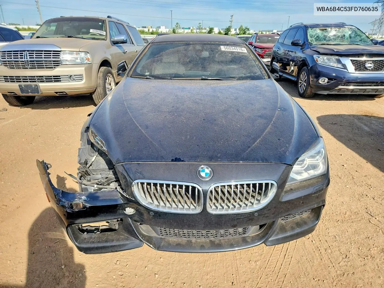 2015 BMW Alpina B6 VIN: WBA6B4C53FD760635 Lot: 56034516