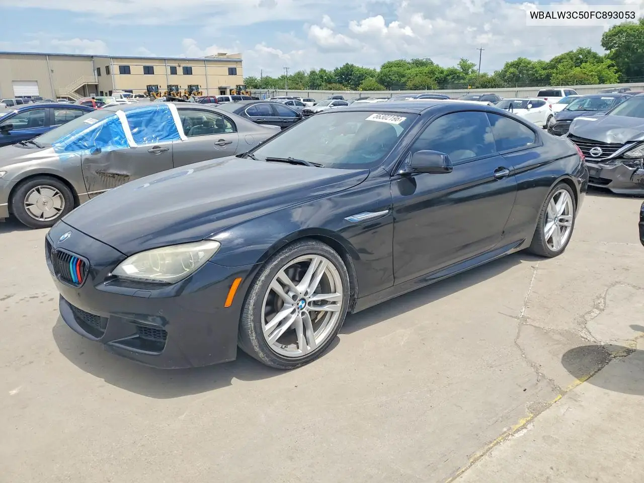 2015 BMW 640 I VIN: WBALW3C50FC893053 Lot: 56302196