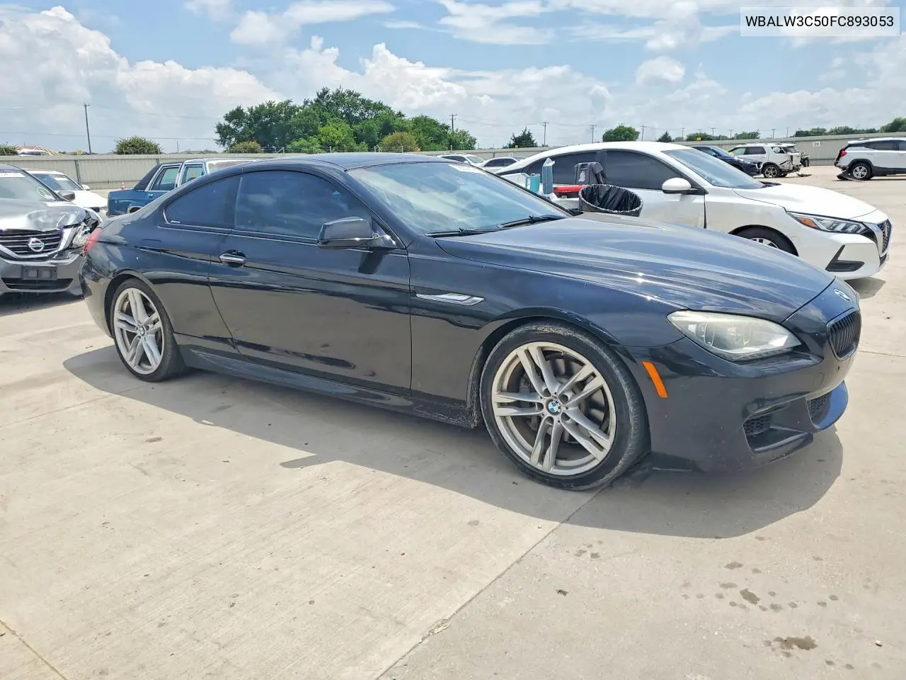 2015 BMW 640 I VIN: WBALW3C50FC893053 Lot: 56302196
