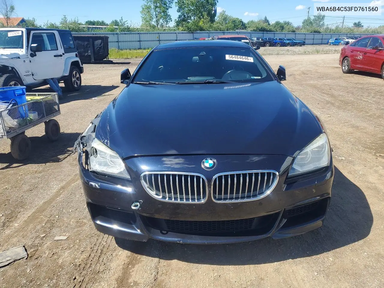 2015 BMW Alpina B6 VIN: WBA6B4C53FD761560 Lot: 56484646