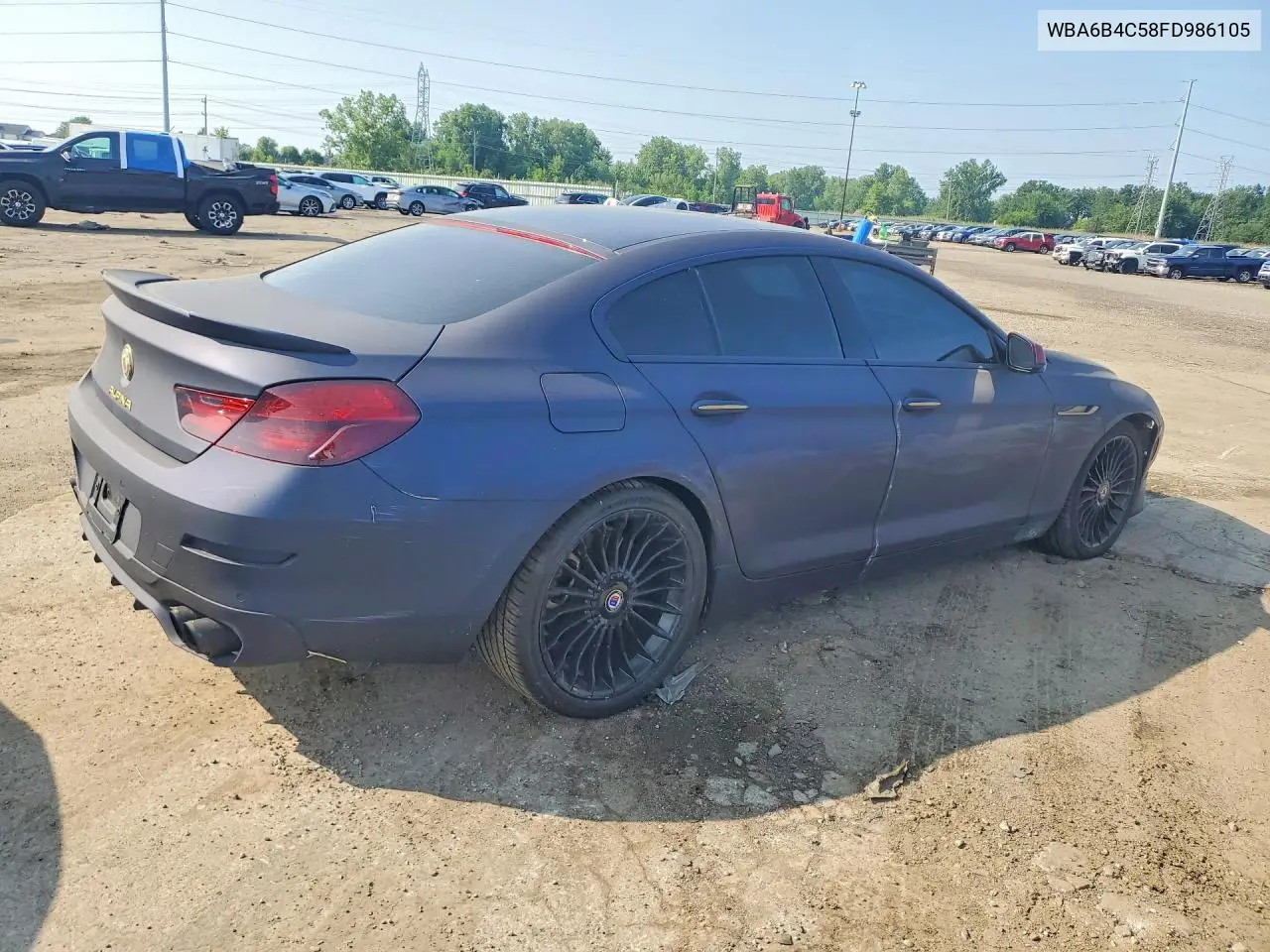 2015 BMW Alpina B6 VIN: WBA6B4C58FD986105 Lot: 59057266