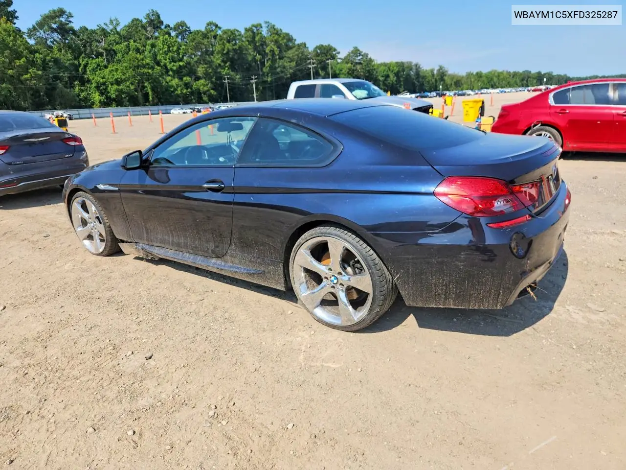 2015 BMW 650 Xi VIN: WBAYM1C5XFD325287 Lot: 59304146