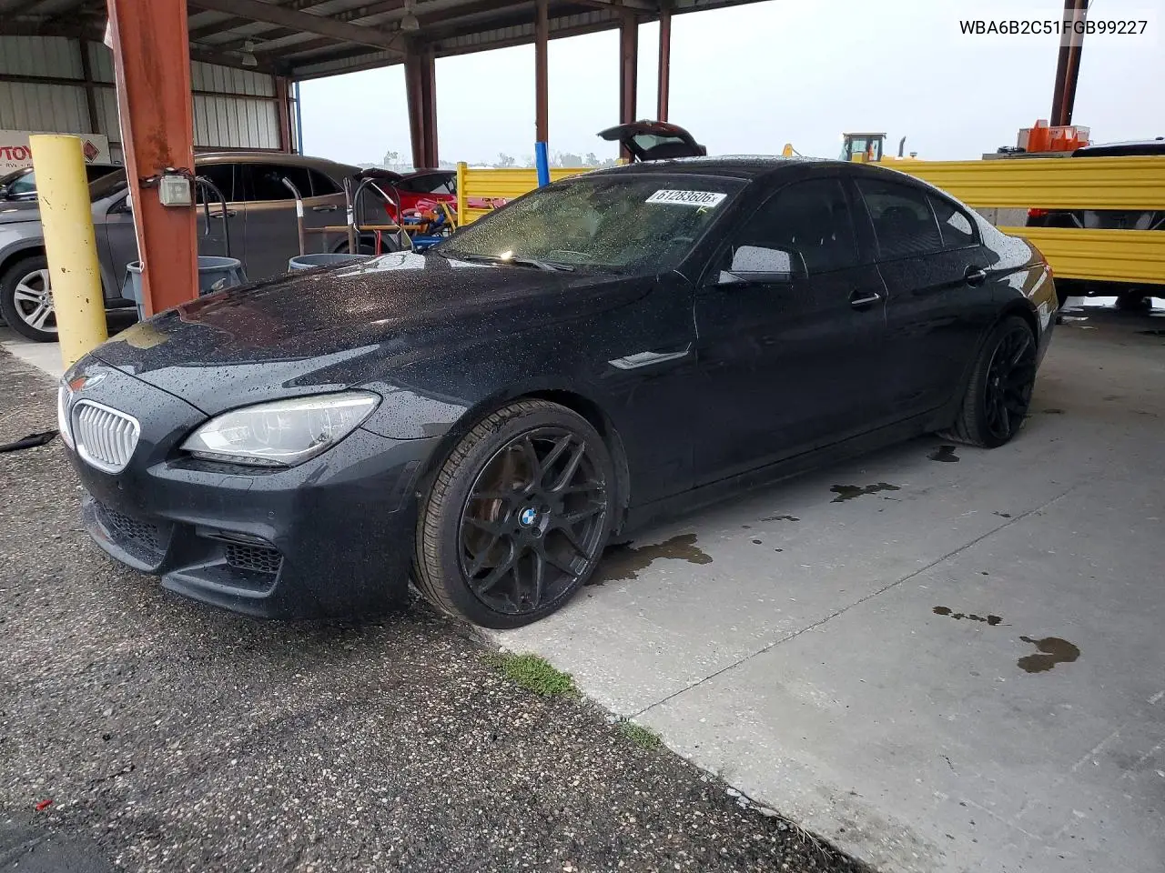 2015 BMW 650 I Gran Coupe VIN: WBA6B2C51FGB99227 Lot: 61283606