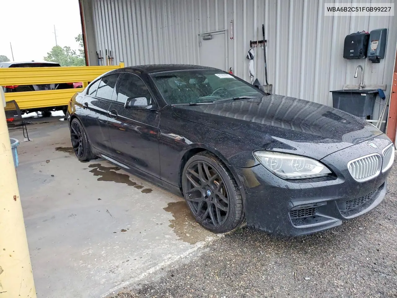 2015 BMW 650 I Gran Coupe VIN: WBA6B2C51FGB99227 Lot: 61283606