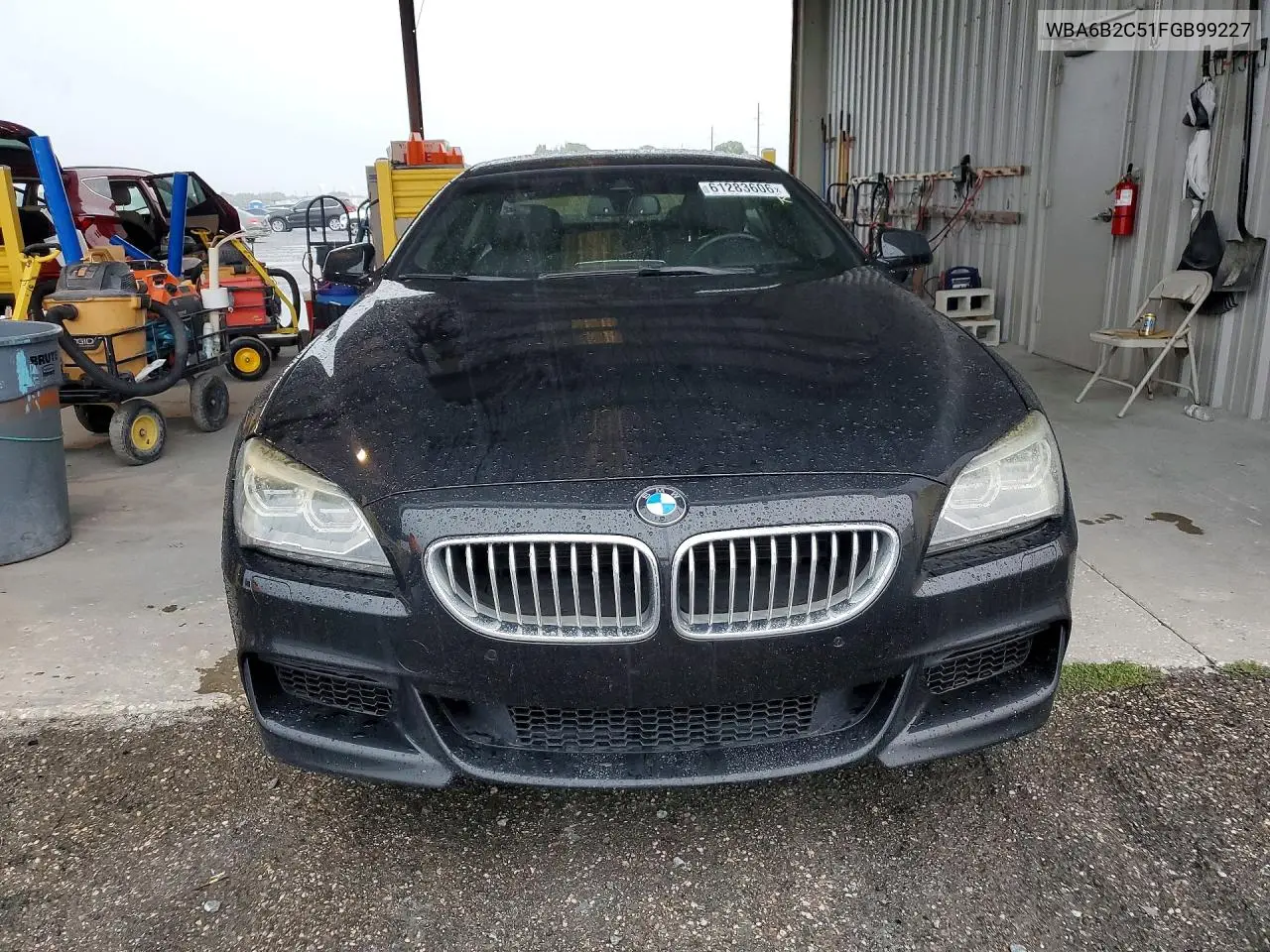 2015 BMW 650 I Gran Coupe VIN: WBA6B2C51FGB99227 Lot: 61283606