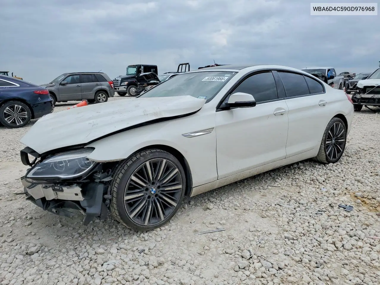 2016 BMW 650 I Gran Coupe VIN: WBA6D4C59GD976968 Lot: 50061966