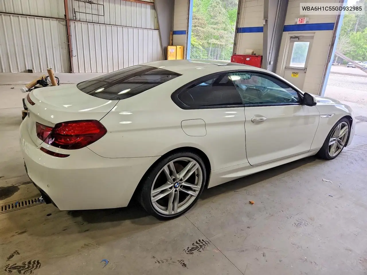2016 BMW 640 I VIN: WBA6H1C55GD932985 Lot: 50452846
