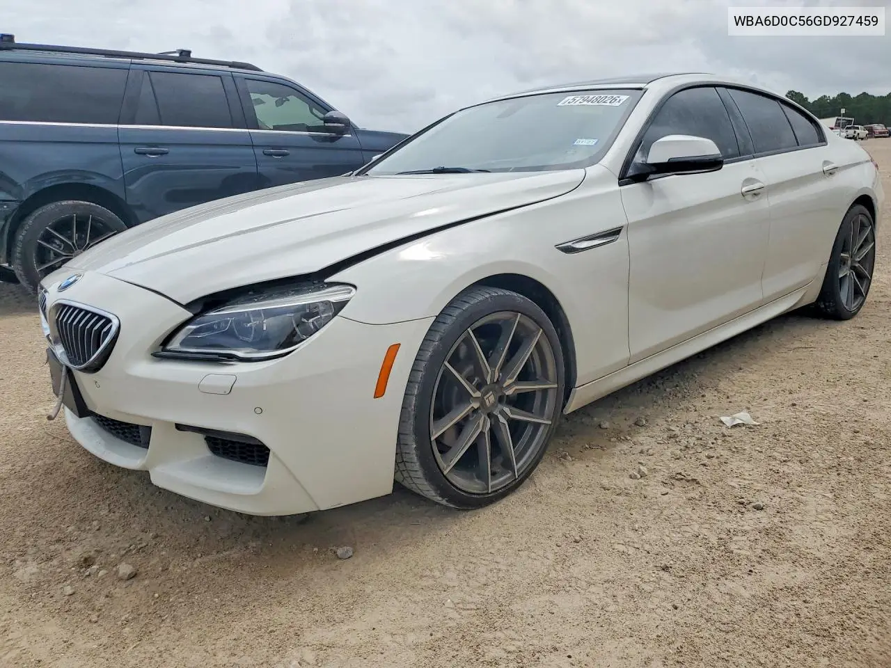 2016 BMW 640 I Gran Coupe VIN: WBA6D0C56GD927459 Lot: 57948026