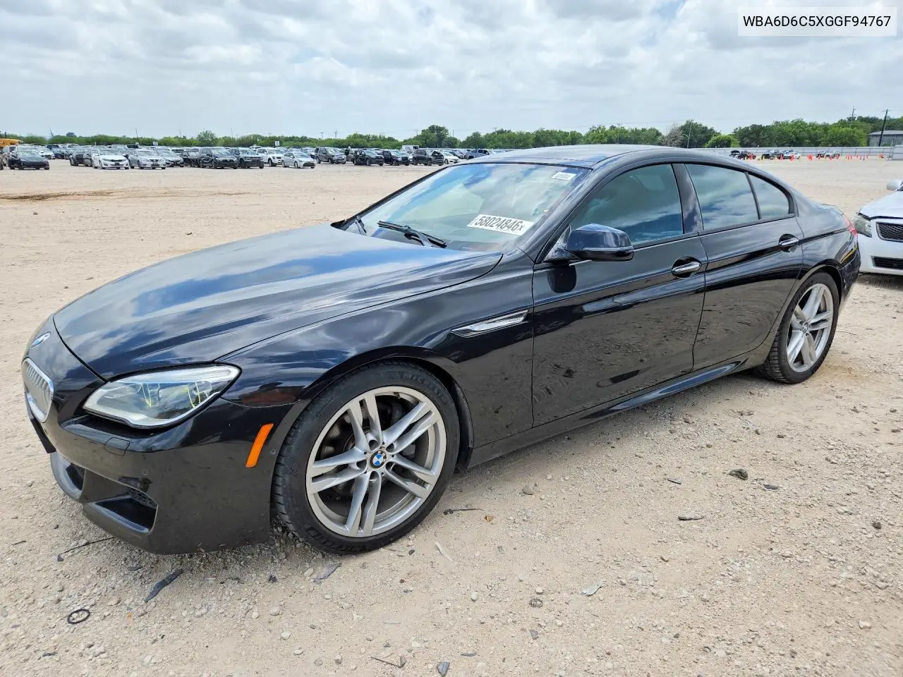 2016 BMW 650 Xi Gran Coupe VIN: WBA6D6C5XGGF94767 Lot: 58024846