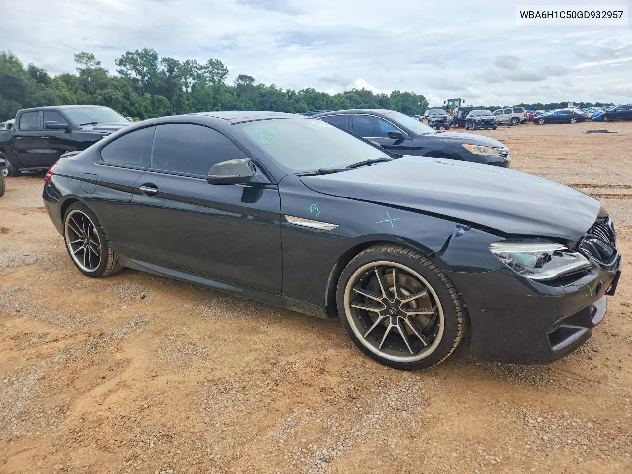 2016 BMW 640 I VIN: WBA6H1C50GD932957 Lot: 59996906