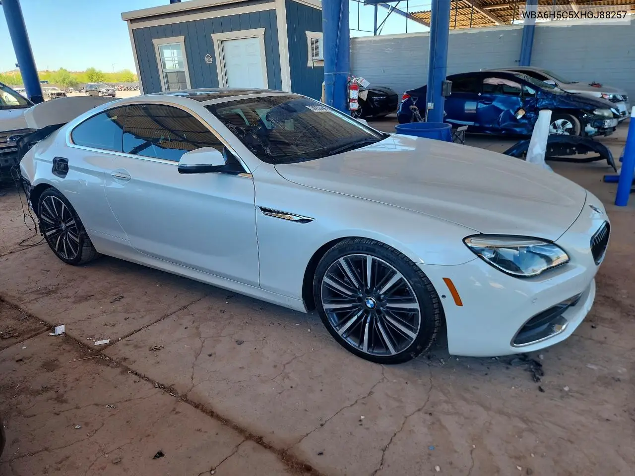 2017 BMW 650 I VIN: WBA6H5C5XHGJ88257 Lot: 58956696
