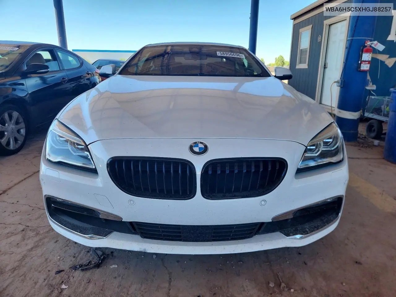 2017 BMW 650 I VIN: WBA6H5C5XHGJ88257 Lot: 58956696