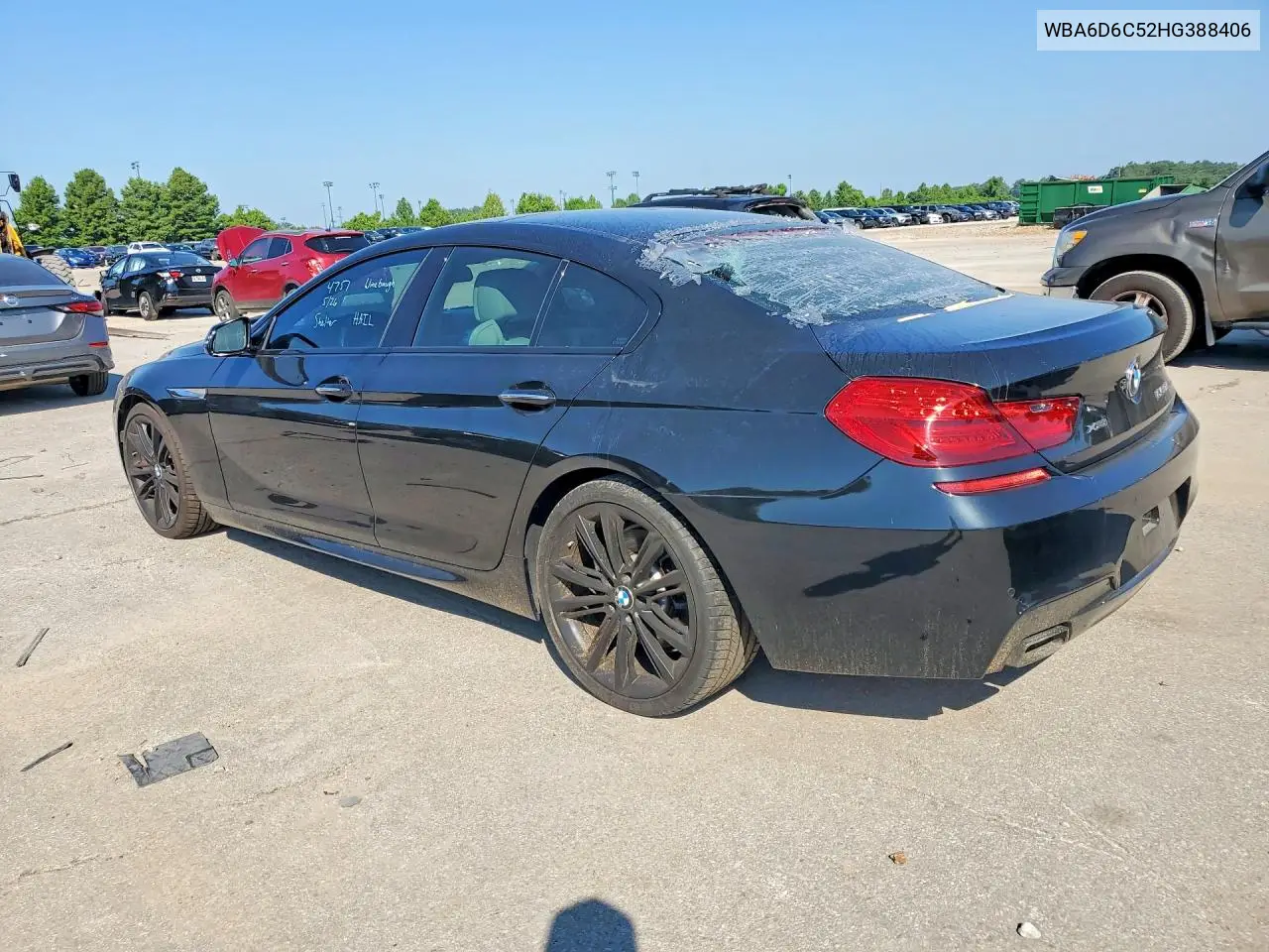 2017 BMW 650 Xi Gran Coupe VIN: WBA6D6C52HG388406 Lot: 60621056