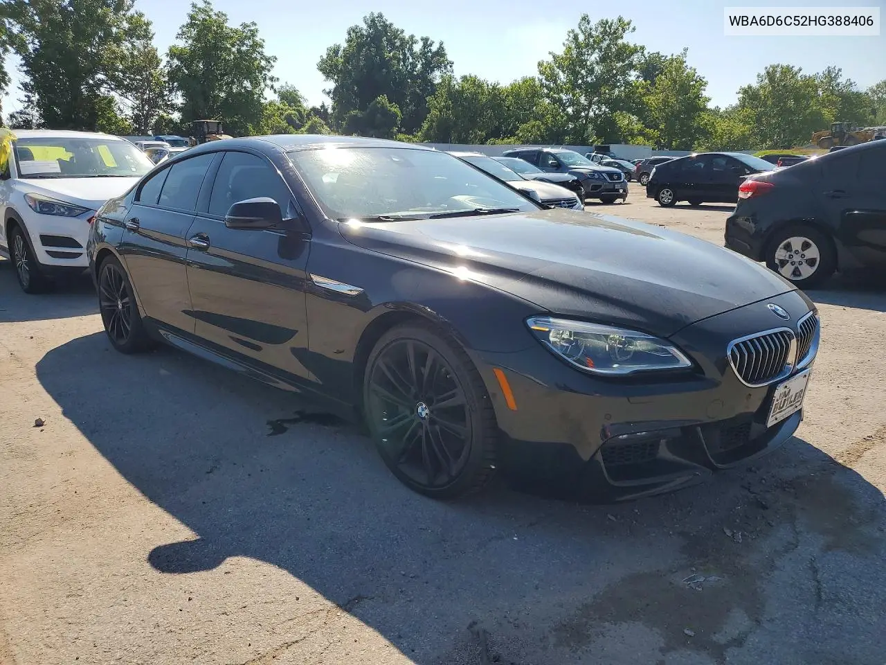 2017 BMW 650 Xi Gran Coupe VIN: WBA6D6C52HG388406 Lot: 60621056