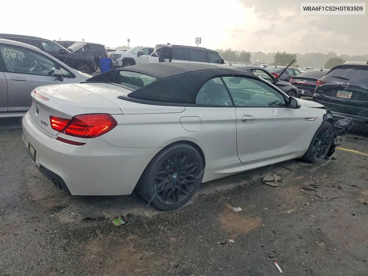 2017 BMW 640 I VIN: WBA6F1C52HGT83509 Lot: 61122496
