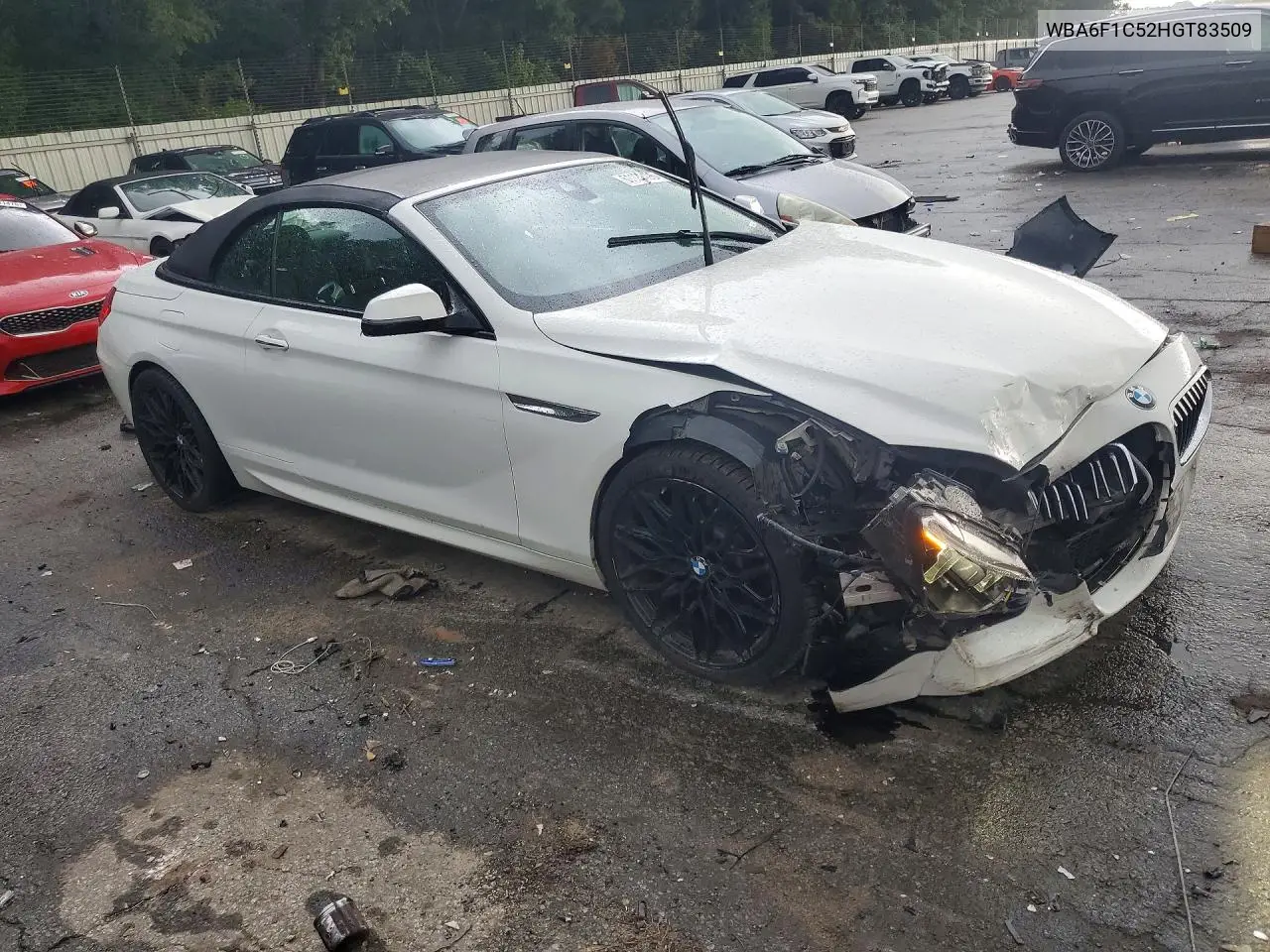 2017 BMW 640 I VIN: WBA6F1C52HGT83509 Lot: 61122496