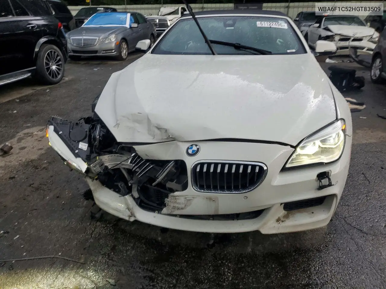 2017 BMW 640 I VIN: WBA6F1C52HGT83509 Lot: 61122496