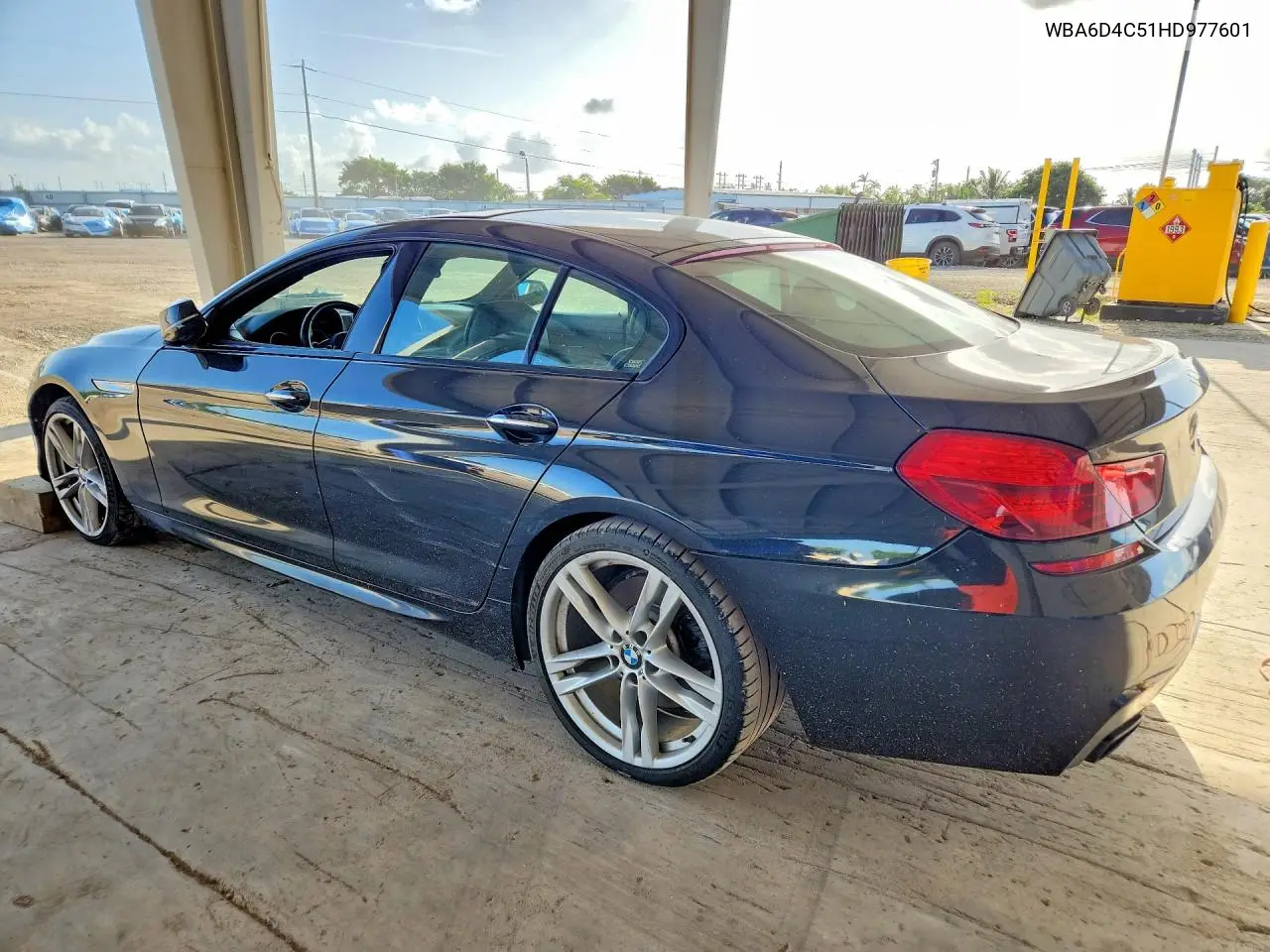 2017 BMW 650 I Gran Coupe VIN: WBA6D4C51HD977601 Lot: 61738316