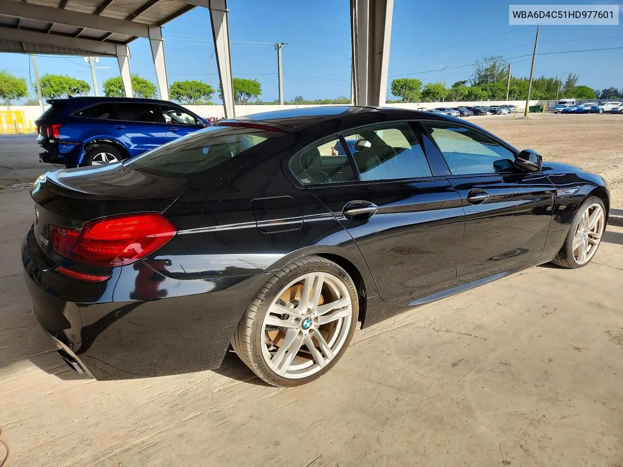 2017 BMW 650 I Gran Coupe VIN: WBA6D4C51HD977601 Lot: 61738316