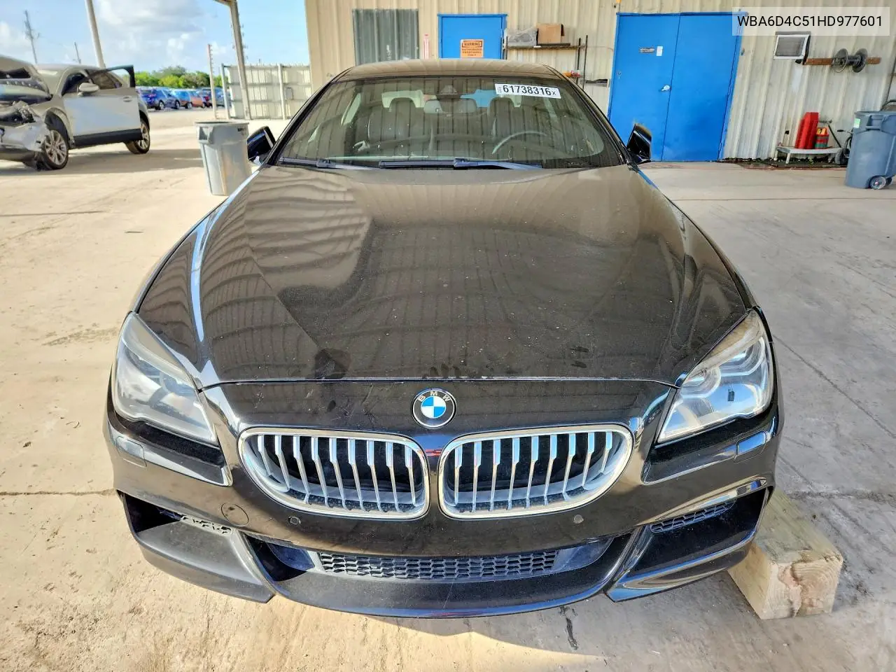 2017 BMW 650 I Gran Coupe VIN: WBA6D4C51HD977601 Lot: 61738316