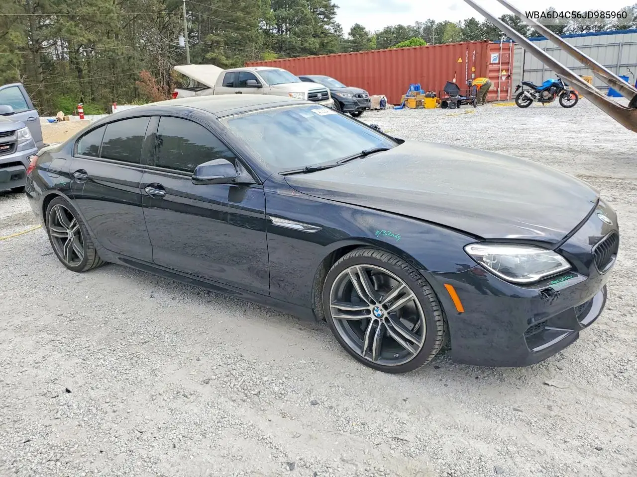 2018 BMW 650 I Gran Coupe VIN: WBA6D4C56JD985960 Lot: 46289476