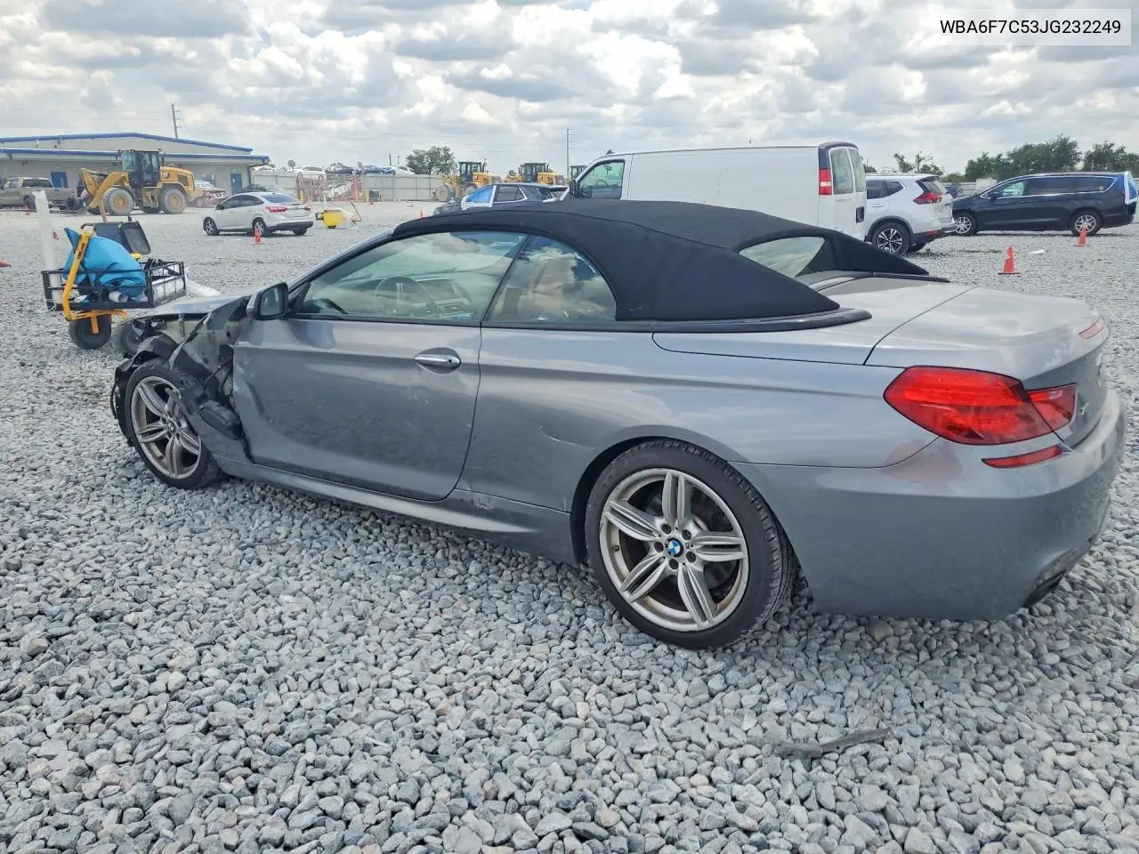 2018 BMW 6 Series VIN: WBA6F7C53JG232249 Lot: 50229006