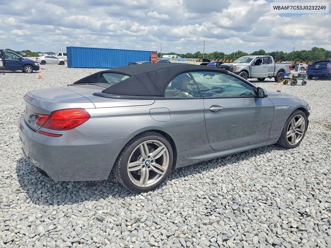 2018 BMW 6 Series VIN: WBA6F7C53JG232249 Lot: 50229006