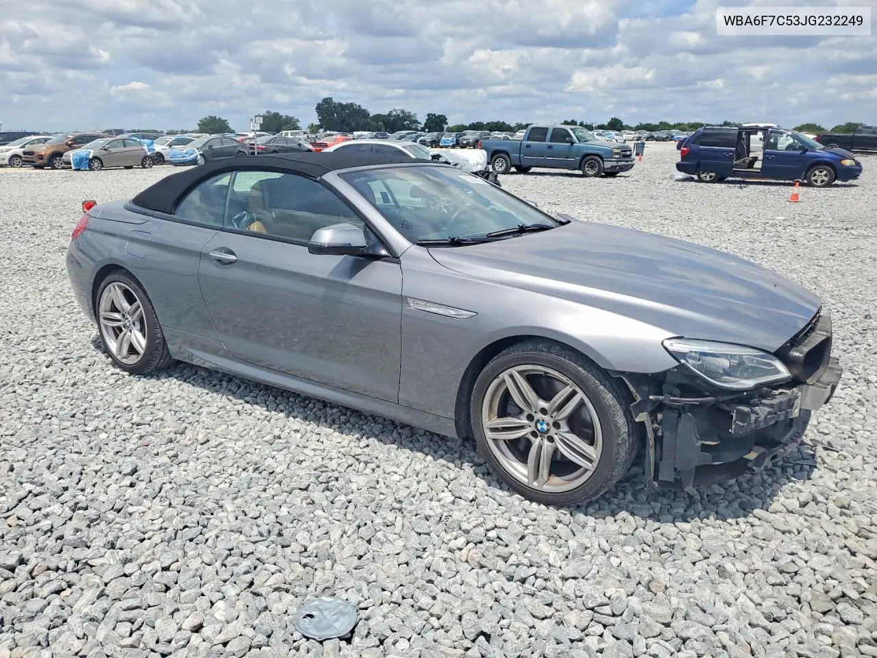 2018 BMW 6 Series VIN: WBA6F7C53JG232249 Lot: 50229006
