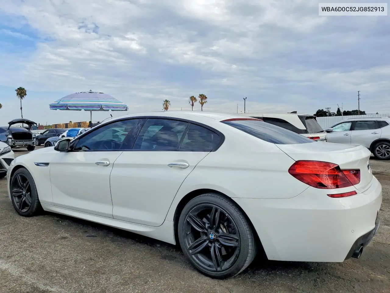 2018 BMW 640 I Gran Coupe VIN: WBA6D0C52JG852913 Lot: 60999316
