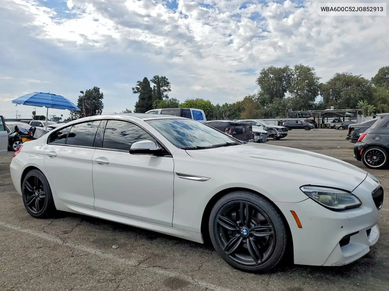 2018 BMW 640 I Gran Coupe VIN: WBA6D0C52JG852913 Lot: 60999316