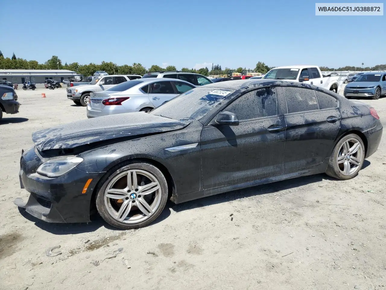 2018 BMW 650 Xi Gran Coupe VIN: WBA6D6C51JG388872 Lot: 66626245