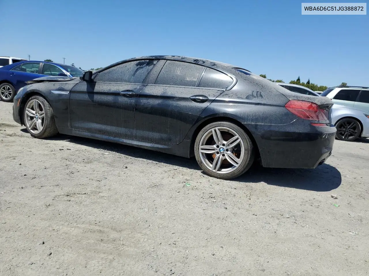 2018 BMW 650 Xi Gran Coupe VIN: WBA6D6C51JG388872 Lot: 66626245